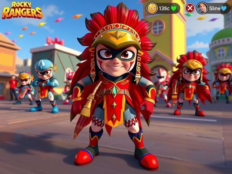 Rocky Rangers Game Screenshot